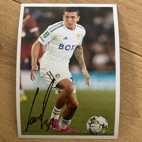 Autografo ian poveda leeds - autografo,